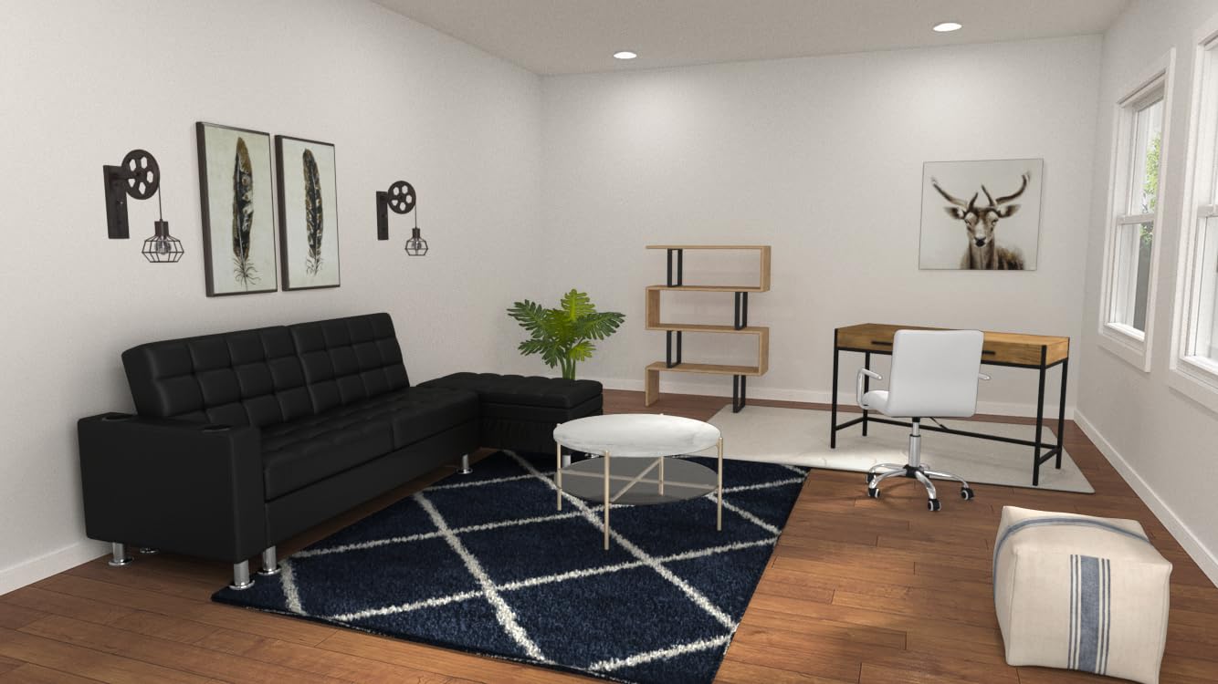 Suburban living with workspace